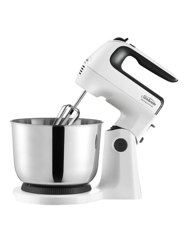 Sunbeam Electric Stand Mixer | Kitchen 2-in-1 Cake Batter Whisk Cake Bowl 6 Speed
