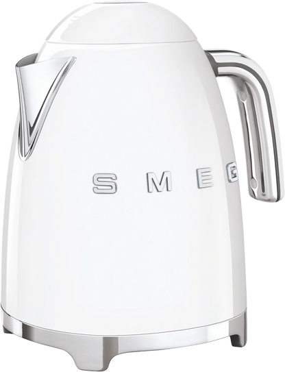 Smeg Cordless Retro Kettle | White Electric Water Boiler Heat Tea Coffee Home Office