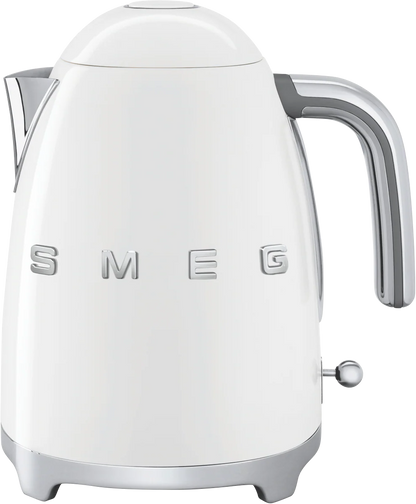 Smeg Cordless Retro Kettle | White Electric Water Boiler Heat Tea Coffee Home Office