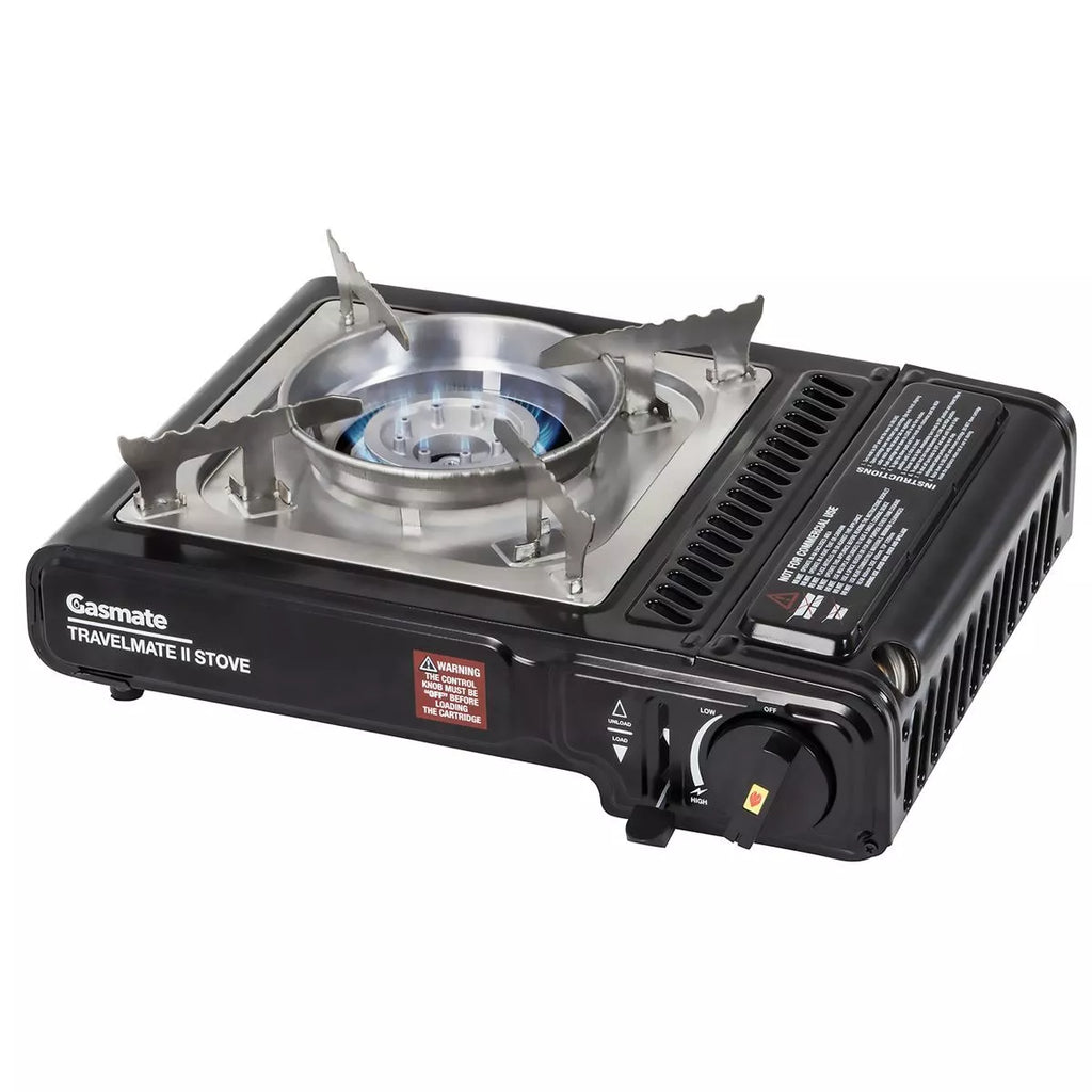 Gasmate Camping Stove | Single Burner Butane Gas Stove | Portable Campsite Cooking Hiking