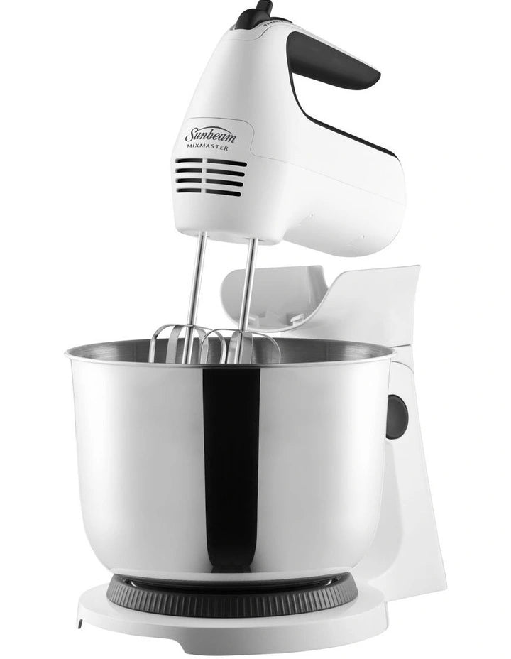 Sunbeam Electric Stand Mixer | Kitchen 2-in-1 Cake Batter Whisk Cake Bowl 6 Speed