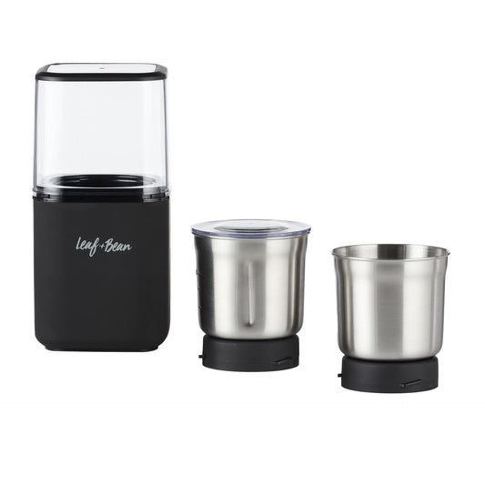 Leaf & Bean | 2 in 1 Coffee & Spice Grinder| Spice and Coffee Grinder | Appliance