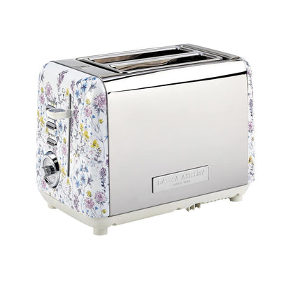 Laura Ashley Toaster | Electric 2-slice Toasting Bread Stainless steel | Vintage Retro