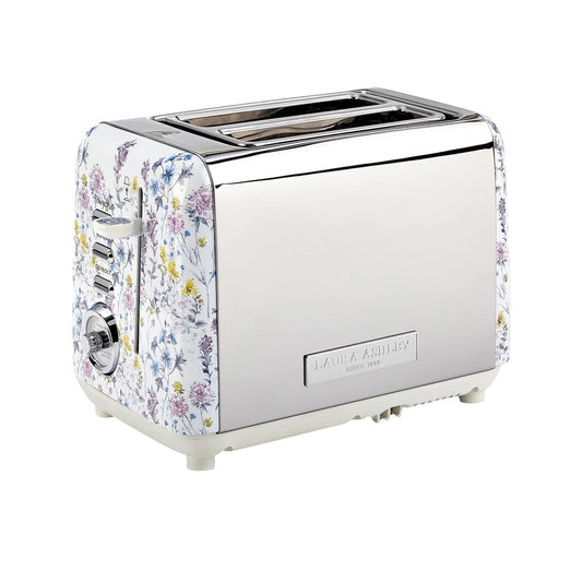 Laura Ashley Toaster | Electric 2-slice Toasting Bread Stainless steel | Vintage Retro