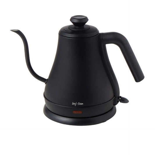 Leaf & Bean Electric Gooseneck Kettle | Electric Retro Vintage Water Jug | 1000W Cordless Kettle