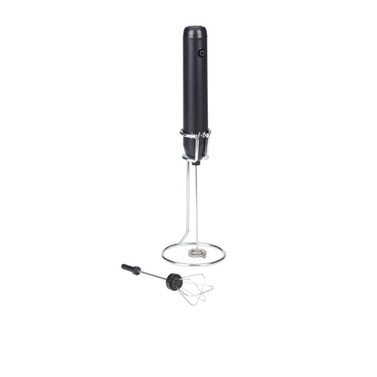 Leaf & Bean Milk Frother | Electric Milk Frothing Tool } Handheld Whisk Foamer Stirrer