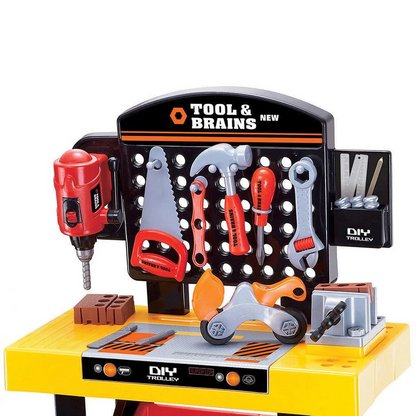 Kids/Children DIY Workbench Tools Pretend Role Play Toy Set/Saw Drill Hammer nut