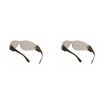 AgBoss Safety Glasses | Scratch Resistant Clear Work Goggles | Hammer Style 2Pk