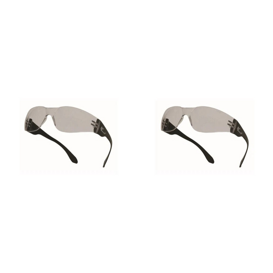 AgBoss Safety Glasses | Scratch Resistant Clear Work Goggles | Hammer Style 2Pk