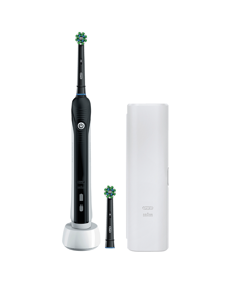 Oral-B Pro 800 Electric Toothbrush – Black | Travel Case Included | Pressure Sensor & Timer