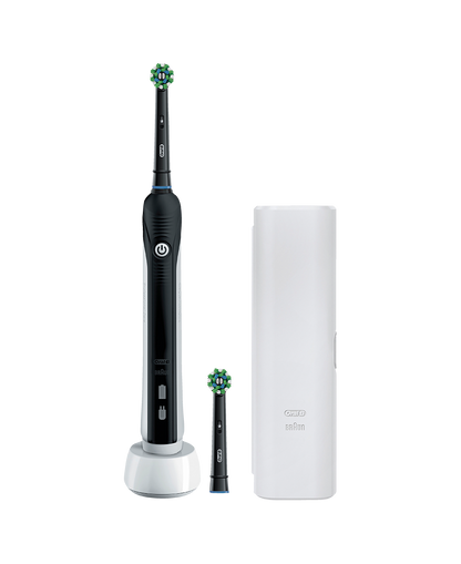 Oral-B Pro 800 Electric Toothbrush – Black | Travel Case Included | Pressure Sensor & Timer