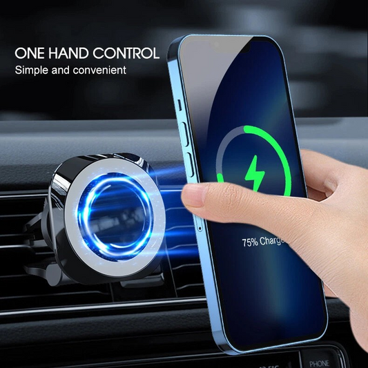 15W Magnetic Wireless Car Charger | Mount Holder | For iPhone 14 13 12 Pro MagSafe