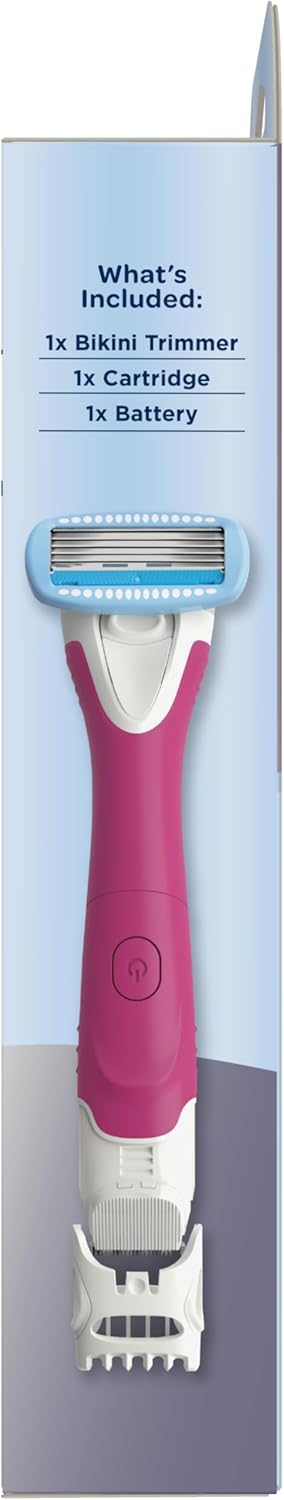 Schick Women's Body Trimmer Waterproof Bikini Shaver Razor Leg Hair Removal - 5 Curve Sensing Blades