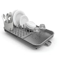 Joseph Joseph Expandable Dish Drying Rack | Plate Bowl Drainer Cutlery Holder | Kitchen Organizer Storage