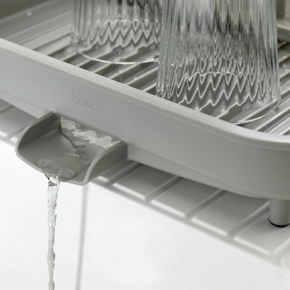 Joseph Joseph Expandable Dish Drying Rack | Plate Bowl Drainer Cutlery Holder | Kitchen Organizer Storage