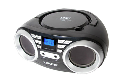 Portable CD Player with FM Radio | Carry Handle | AUX Input| Music Player