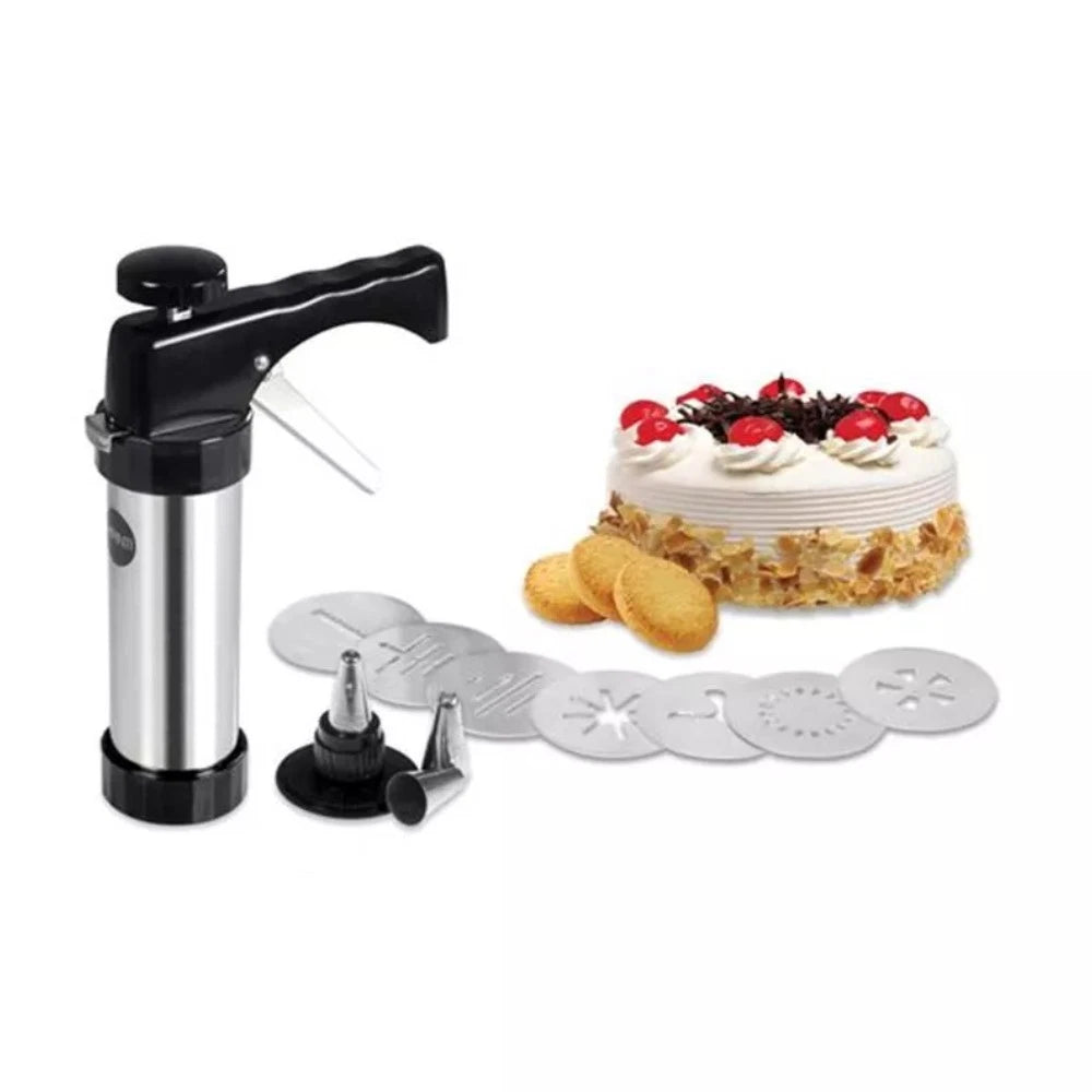 Avanti 17PC Baking Set | Cookie Press Icing Gun Cream Pastry Bakers Tool Cake Decorating