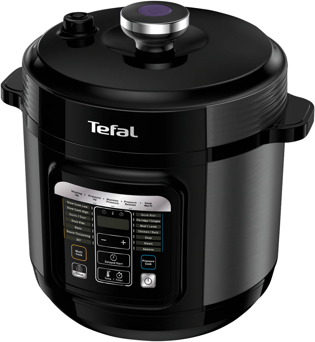 Tefal Smart Multi-Cooker 6LSous Vide Slow Cooker Curry Stew Maker 15 Presets NEW