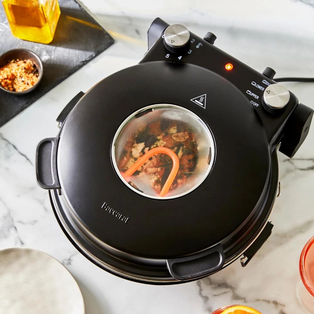 Baccarat Gourmet Pizza Maker | Electric Kitchen Fresh Frozen Ceramic Cooker Baker Oven