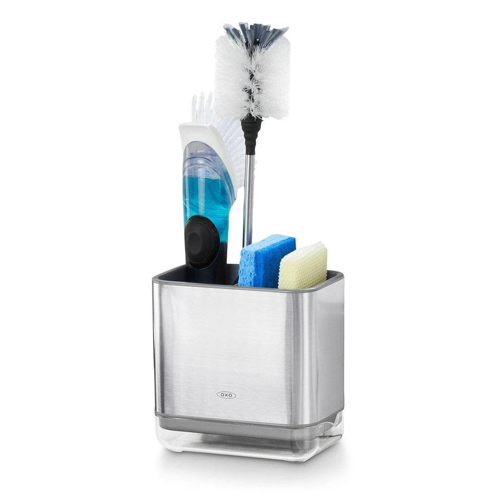 OXO Kitchen Sink Caddy | Kitchen Storage Organiser Sponge Soap Brush Holder Faucet Rack