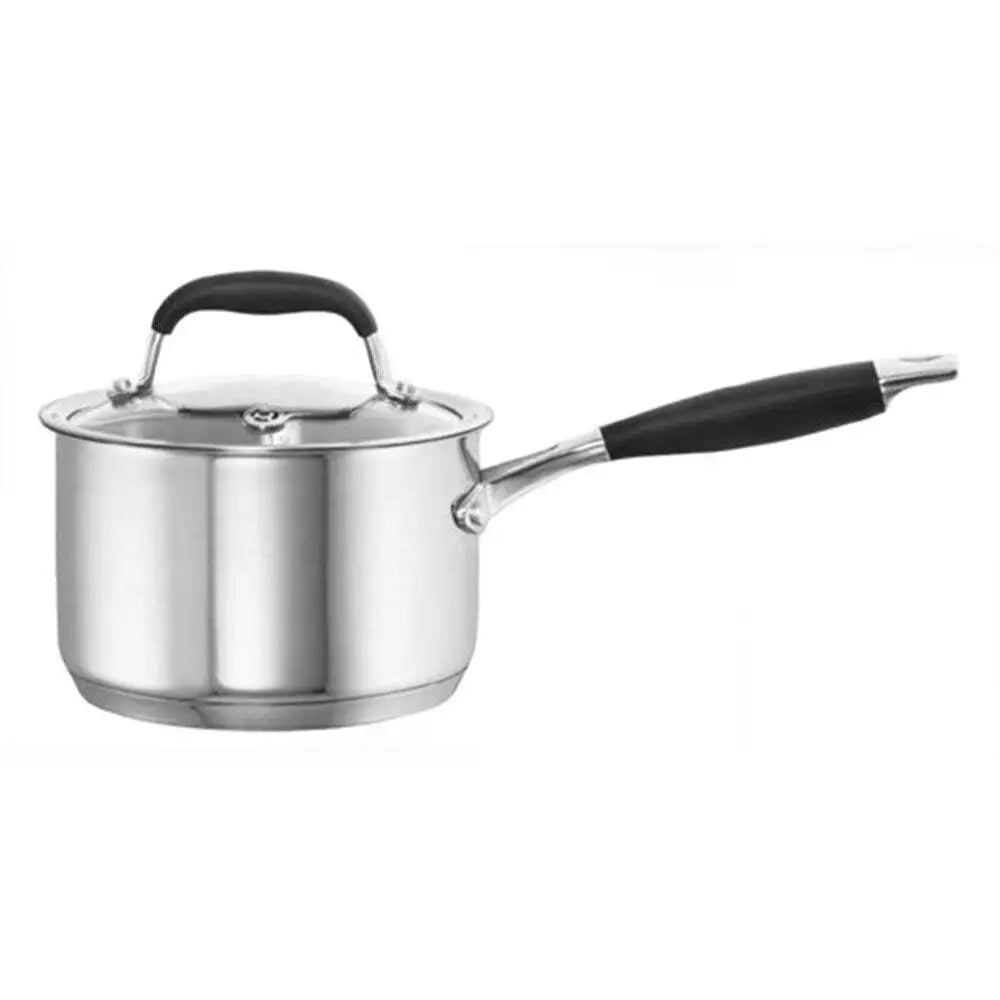 Baccarat 2L Saucepan | 16cm Stainless Steel Sauce Pasta Pan Pot | Oven and Dishwasher Safe | Induction Safe