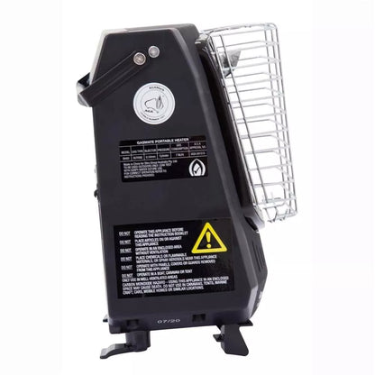 Gasmate Portable Gas Heater | Ceramic Burner Piezo Ignition | Outdoor Patio Heating Butane Heating