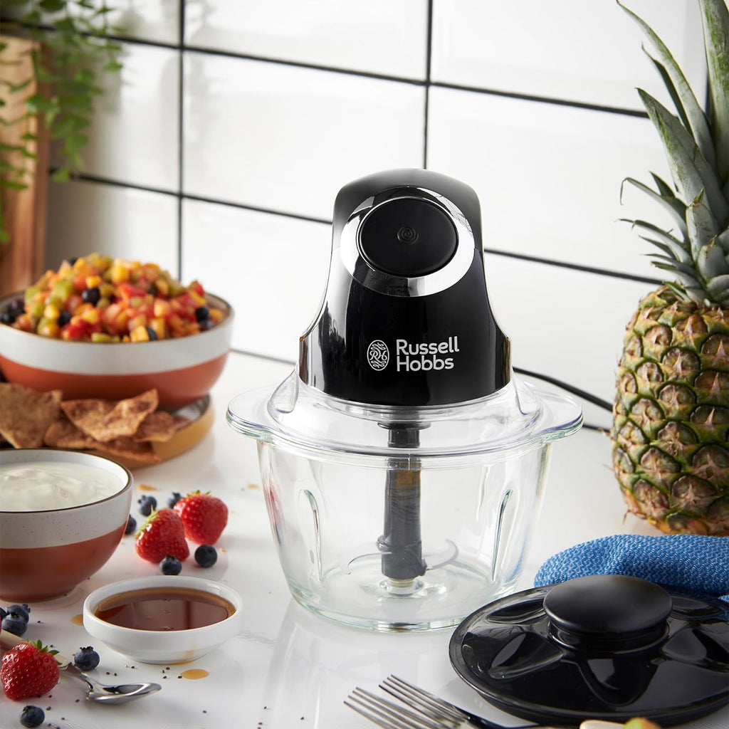 Russell Electric Food Garlic Grinder | Onion Chopper Dicer Mincer Mincing Chopping