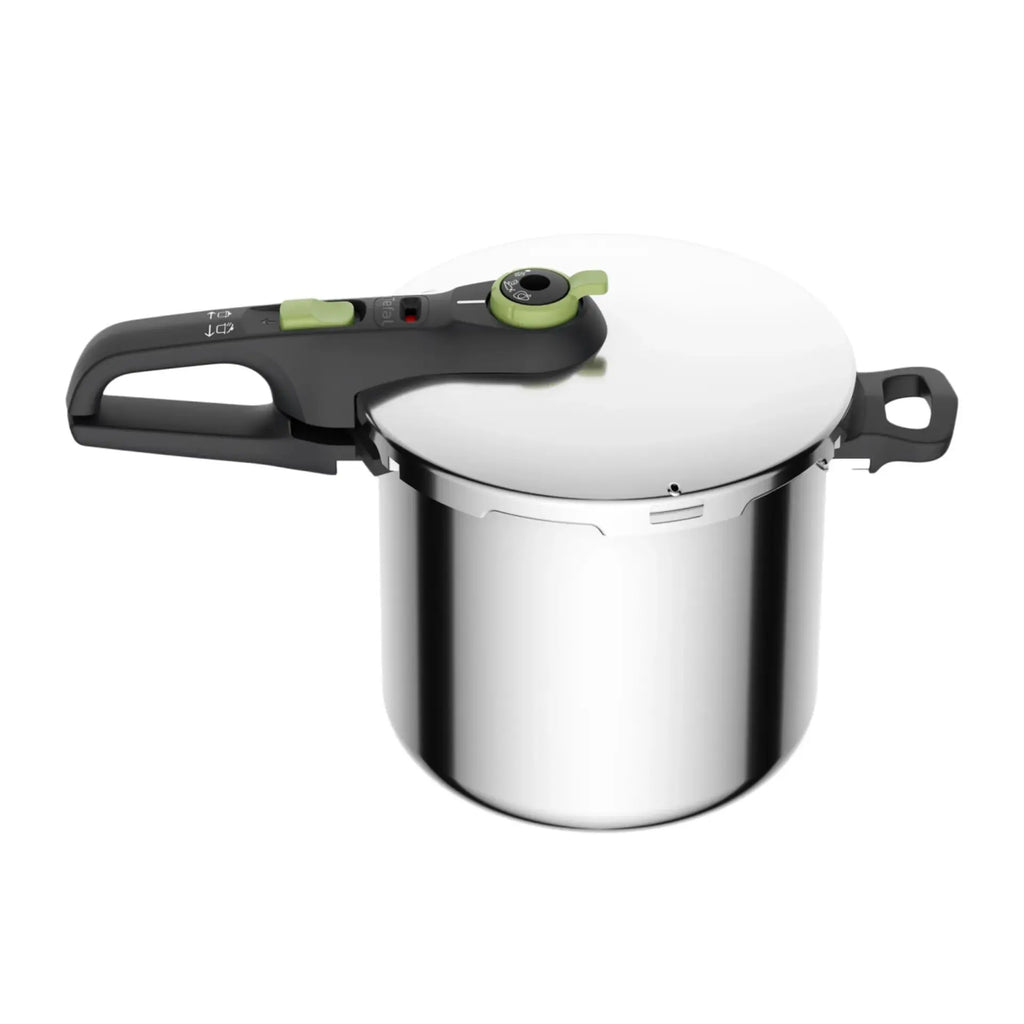 Tefal Stainless Steel 8L Pressure Cooker | Braise Stew One-Pot Meat Vegetable Cooker | Induction Compatible