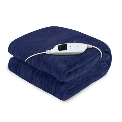 Electric Heated Throw Blanket | Cosy Sofa Snuggle Blankie | Heated Electric Throw Rug Blanket Warm Wrap Shawl Heated Bedding Warmth Winter