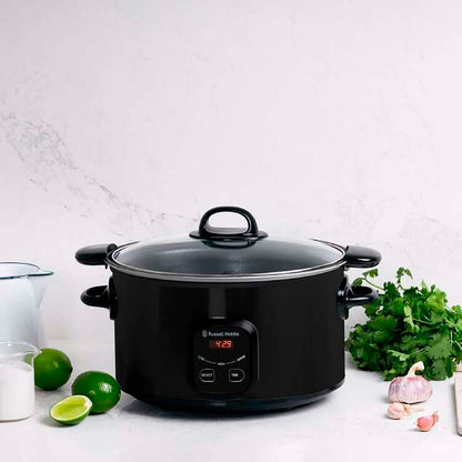 Rusell Hobbs 6L Searing Slow Cooker | Stew Casserol Maker Digital 3 Heat Kitchen Appliance