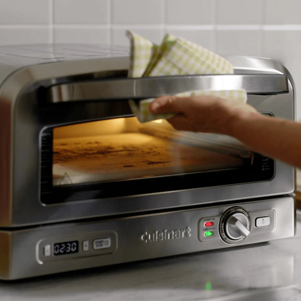 Cuisinart Indoor Pizza Oven | Electric Benchtop Cooker Ceramic Stone Base  | Adjustable Temperature Control