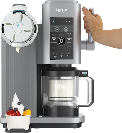Ninja Soft Serve Home Ice Cream Maker | Kitchen Home Frozen Dessert Machine |  13 Programs High Protein Nut-Free