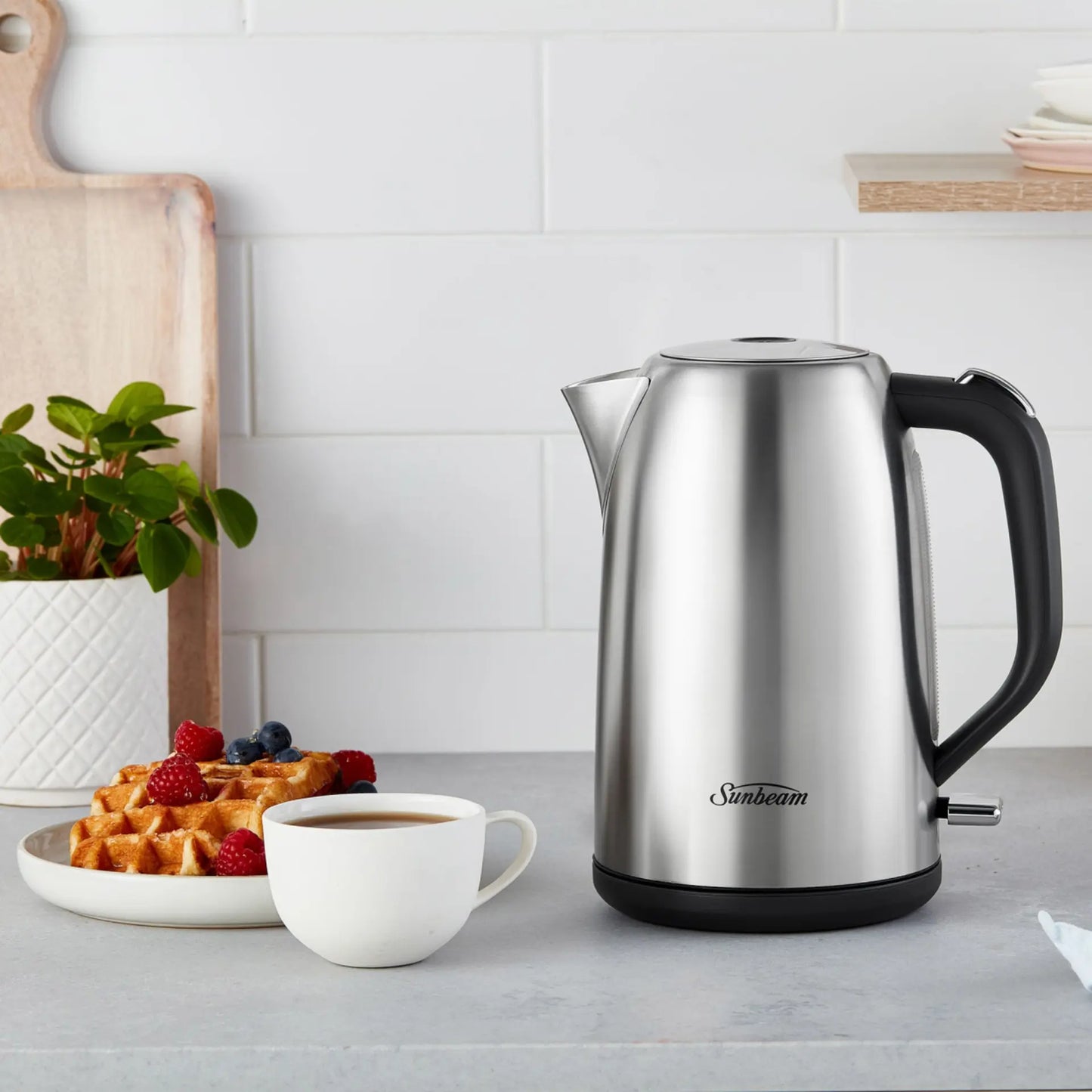 Sunbeam 1.7L Kettle | Cordless Electric Tea Coffee Hot Water Boiler Boiling Jug | Kitchen Appliances
