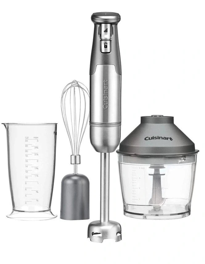 Cuisinart Hand Blender | 800W Puree Vegetable Onion Garlic Mixer Food Processor | Chopper Crusher Whisk
