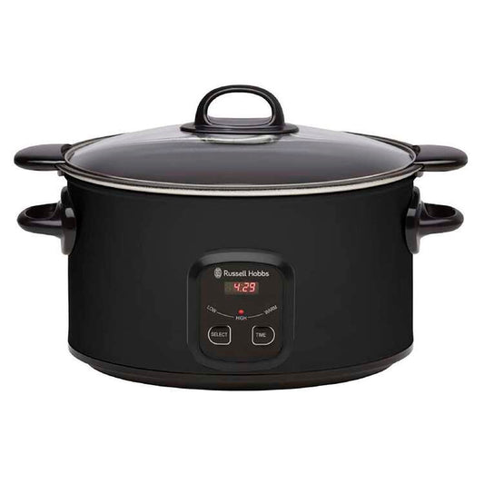 Rusell Hobbs 6L Searing Slow Cooker | Stew Casserol Maker Digital 3 Heat Kitchen Appliance