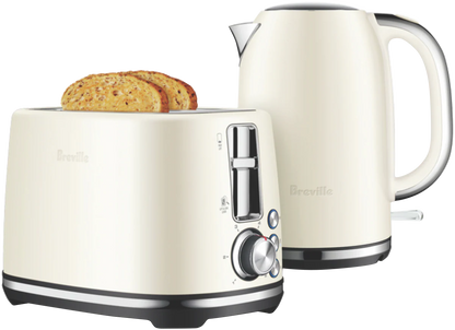 Breville Toaster & Kettle Breakfast Set Stainless Steel Elegant Modern Appliance