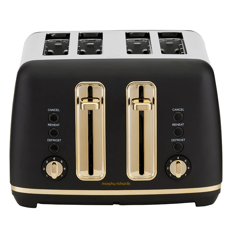 Morphy Richards 4 Slice Toaster | Kitchen Bread Toasting Browning Machine Elegant Appliance