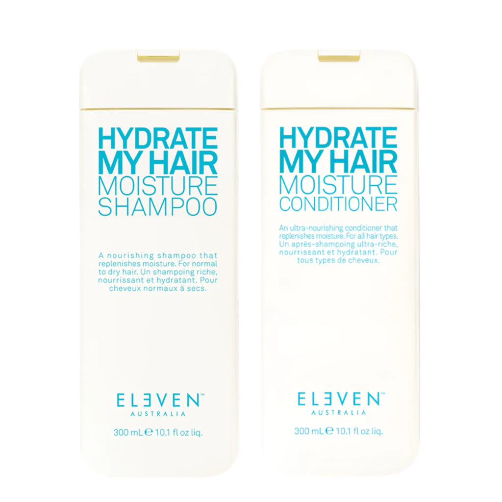 ELEVEN Hydrate Shampoo and Conditioner Duo | Hydrating Hair Solution Wash Cleans Nourishes