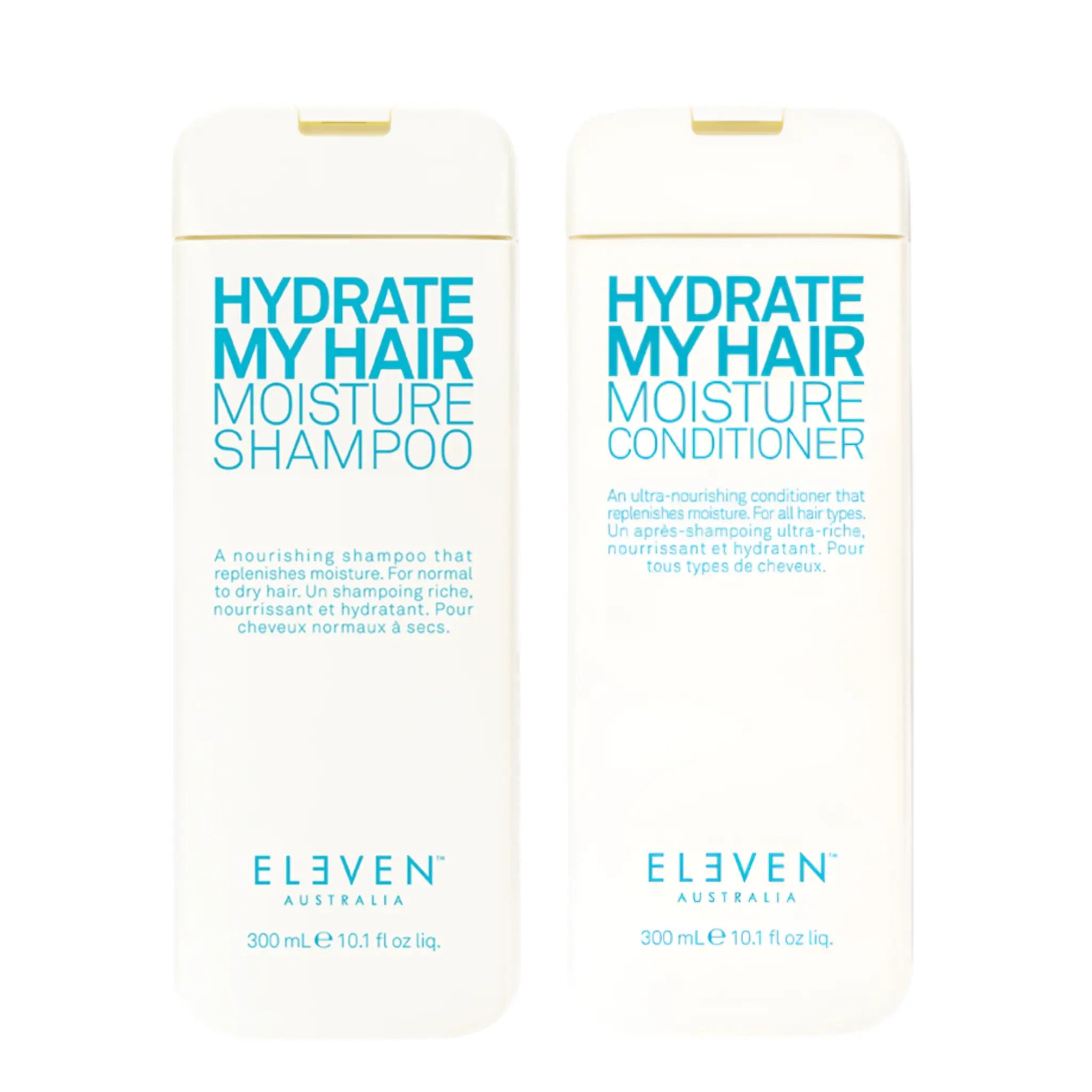 ELEVEN Hydrate Shampoo and Conditioner Duo | Hydrating Hair Solution Wash Cleans Nourishes