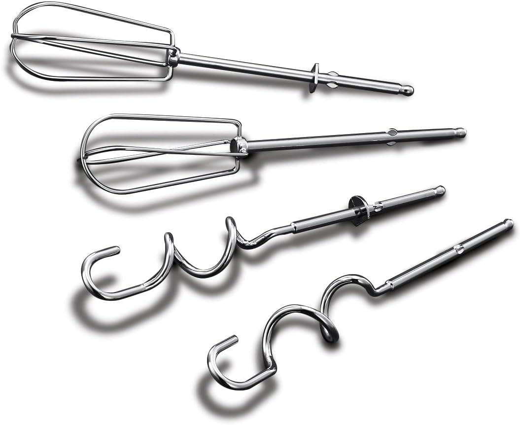 Russell Hobbs Hand Mixer 5 Speed | Egg Batter Whisk Batter Mixer Dough Hooks | Portable Kitchen Mixing