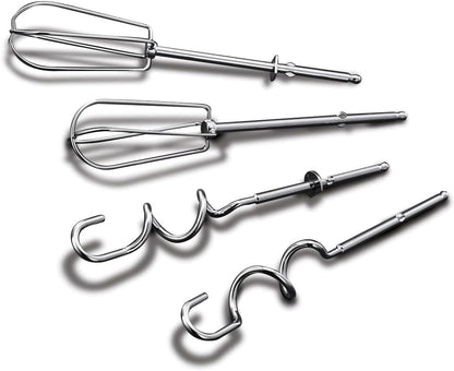 Russell Hobbs Hand Mixer 5 Speed | Egg Batter Whisk Batter Mixer Dough Hooks | Portable Kitchen Mixing