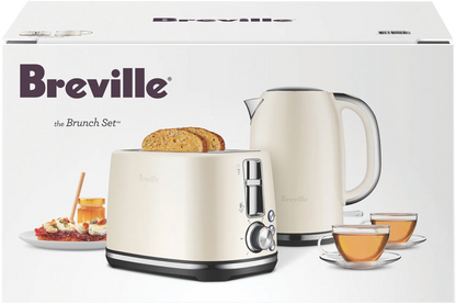 Breville Toaster & Kettle Breakfast Set Stainless Steel Elegant Modern Appliance