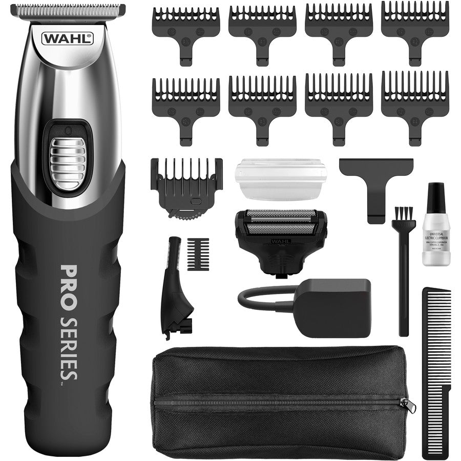 Wahl Full Body Groomer | Rechargeable Cordless Shaver Trimmer | Stainless Steel T-Blade 4hr Battery