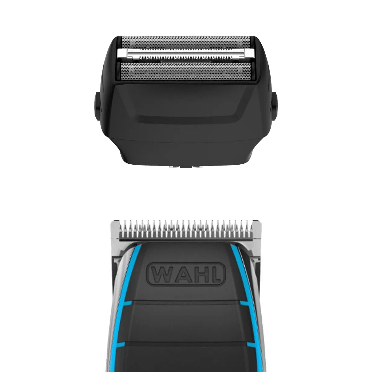 Wahl Cordless Hair Clipper Head Shaver Men's Stainless Steel Blades, Clip & Smooth Clipper & Electric Razor