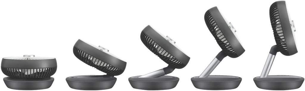 Breville Cordless Desktop Fan | Electronic 4 Speed Cooling Air Cooler Foldable