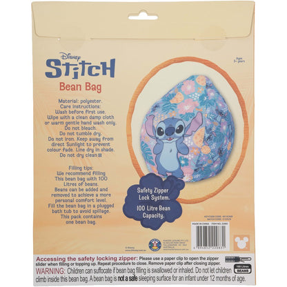 Kids Toddler Stitch Bean Bag Cover | Disney Movie Preschool Girls TV Chair Seat Lounger Chair