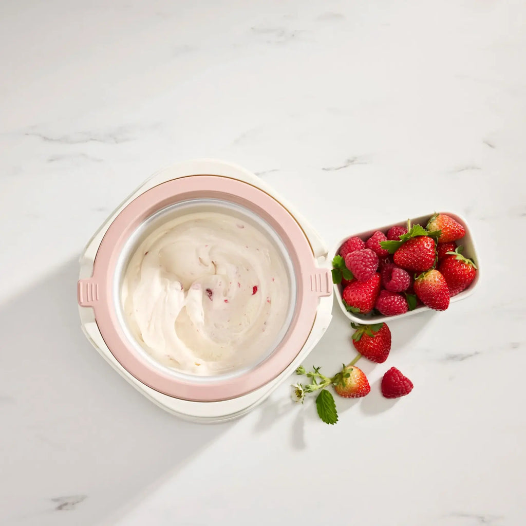 Ice Cream Gelato Sorbet Digital Maker | 1.4L Digital Machine Frozen Yoghurt Tub