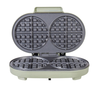 Davis & Waddell Double Non-Stick Waffle Maker | Electric Breakfast Waffle Cooker Baking Machine | Pancake & Crepe Maker