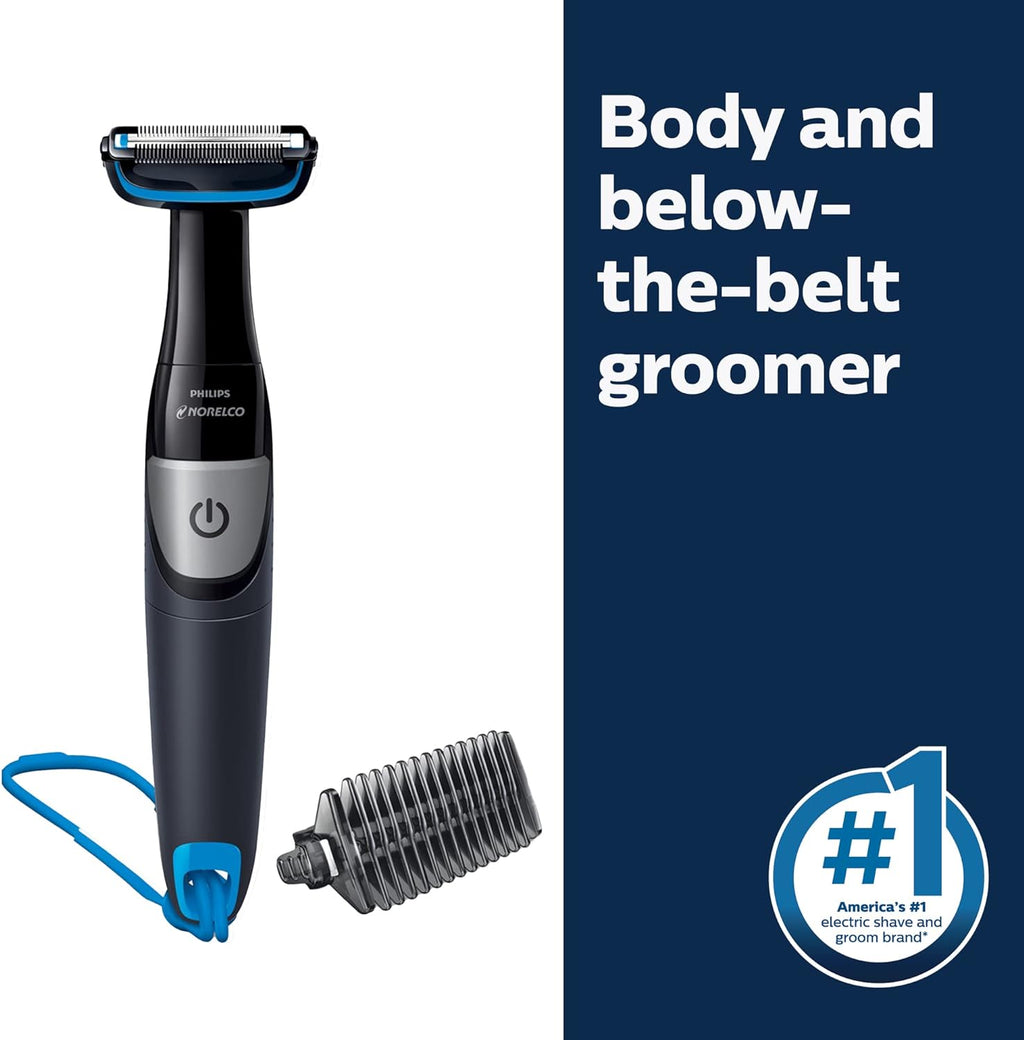 Philips Body Groomer | Men's Cordless Groin Pubic Ball Manscaper | Battery Hair Trimmer Shaver