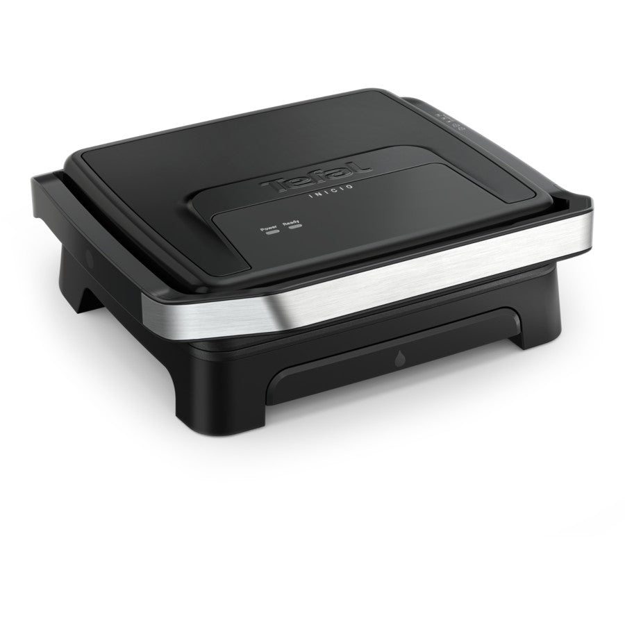 Tefal Sandwich Press Jaffle Maker - Large 4 Slice Hotplate Bread Toaster Grill Sausage Meat Vegetable Grill